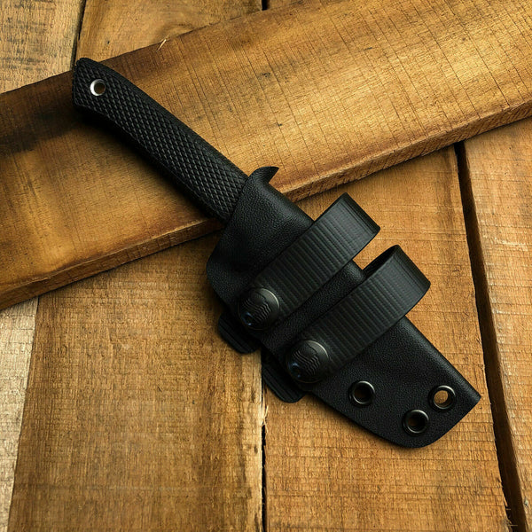 rk custom kydex sheath for cold steel pendleton mini hunter fixed blade knife