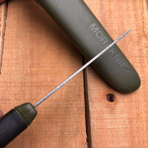 Mora Morakniv 10258 Companion MG Carbon Steel Green/Black Fixed Camp Blade Knife