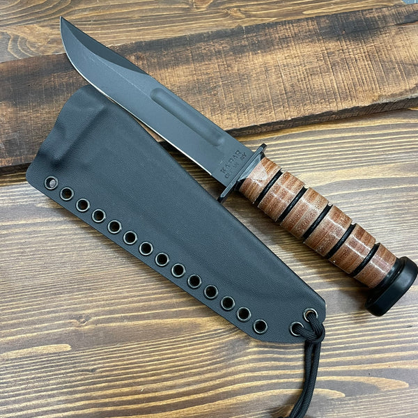 Ka-Bar Dogs Head Utility Knife Custom Kydex Sheath (Model 1317)