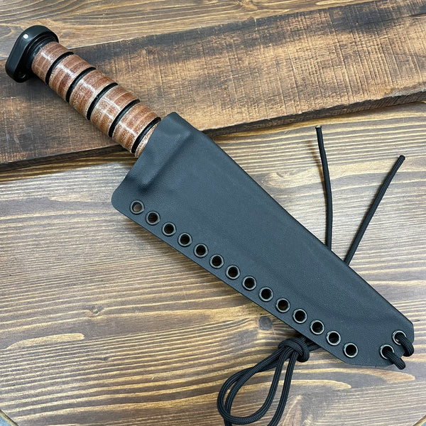 Ka-Bar Dogs Head Utility Knife Custom Kydex Sheath (Model 1317)