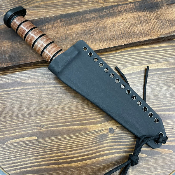 Ka-Bar Dogs Head Utility Knife Custom Kydex Sheath (Model 1317)