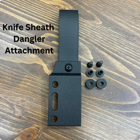Knife Sheath Dangler Attachment Nylon Carbon Fiber Low Profile
