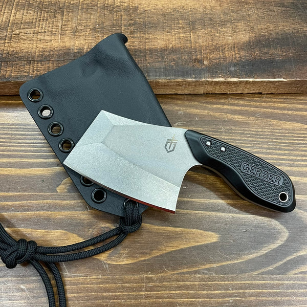 Gerber Tri-Tip Mini Cleaver Custom Kydex Sheath (Model 30-001693)