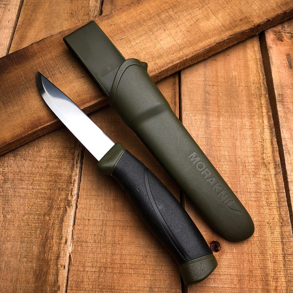mora companion carbon steel fixed blade knife