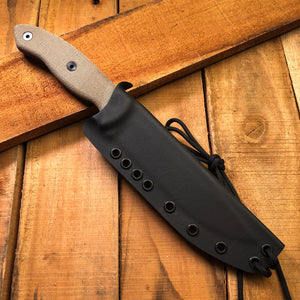 rk custom kydex sheath for esee cm6 fixed blade knife