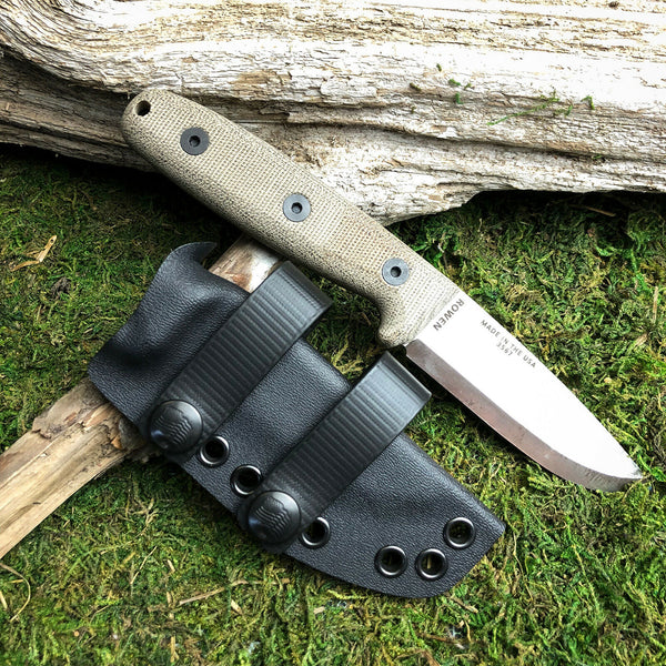 rk custom kydex sheath for esee rb3 fixed blade knife